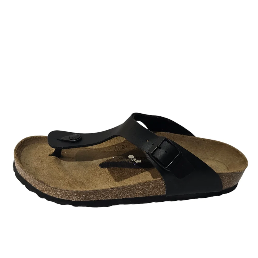 Birkenstock Gizeh Men's Black Buckle Sandals 9 - Picture 7 of 15